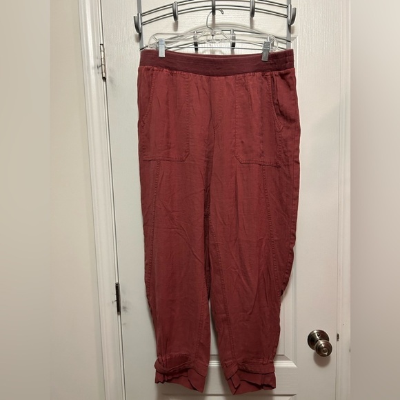 Soft Surroundings Pants Womens Extra Large mauve Pull On Lagenlook relaxed XL - Picture 1 of 1